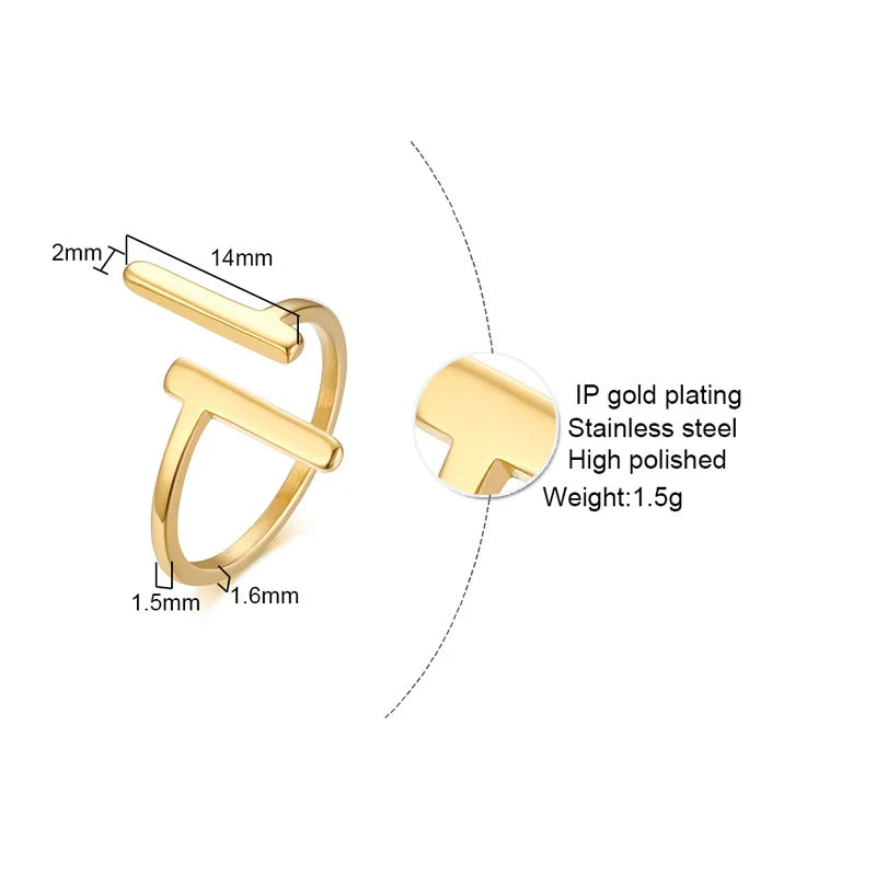 Wren Modern Minimalist Ring