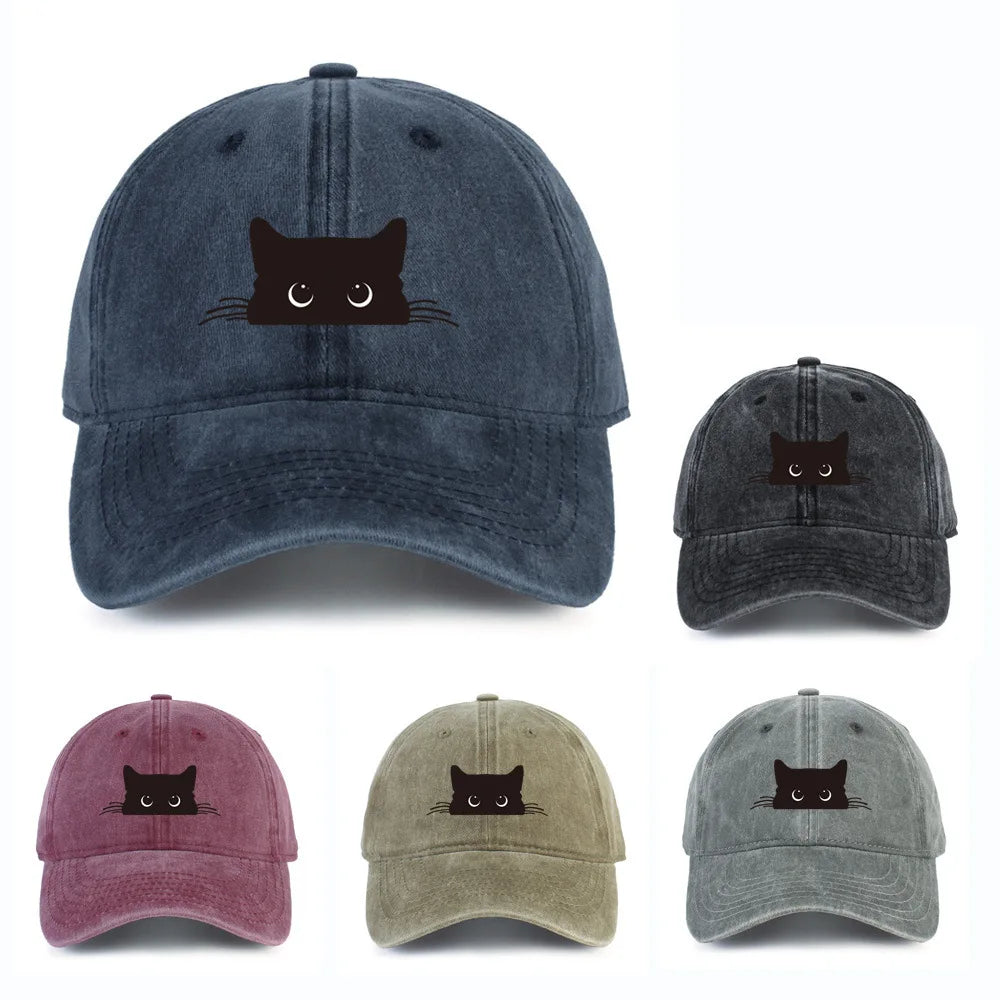 Black Cat baseball cap