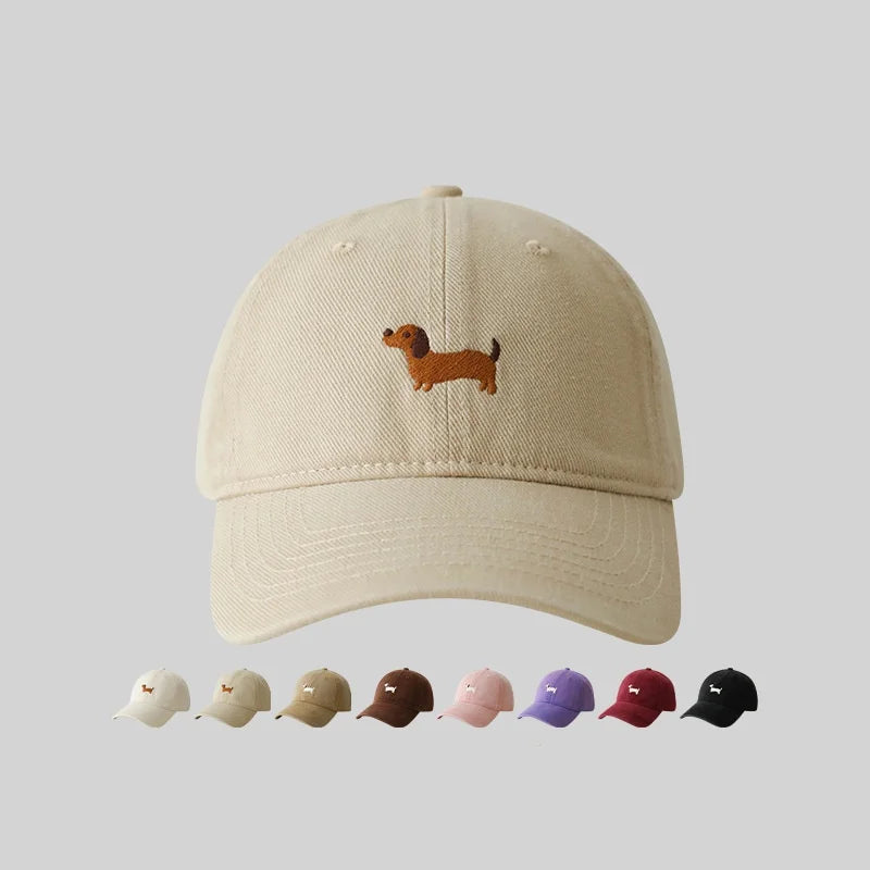 Dachshund Embroidery Baseball Hat