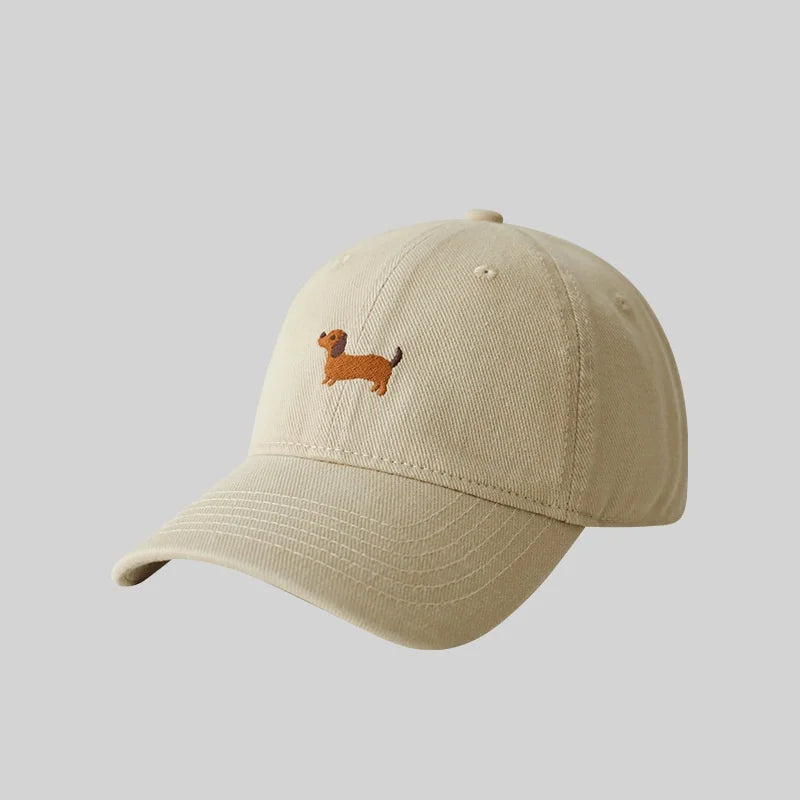 Dachshund Embroidery Baseball Hat