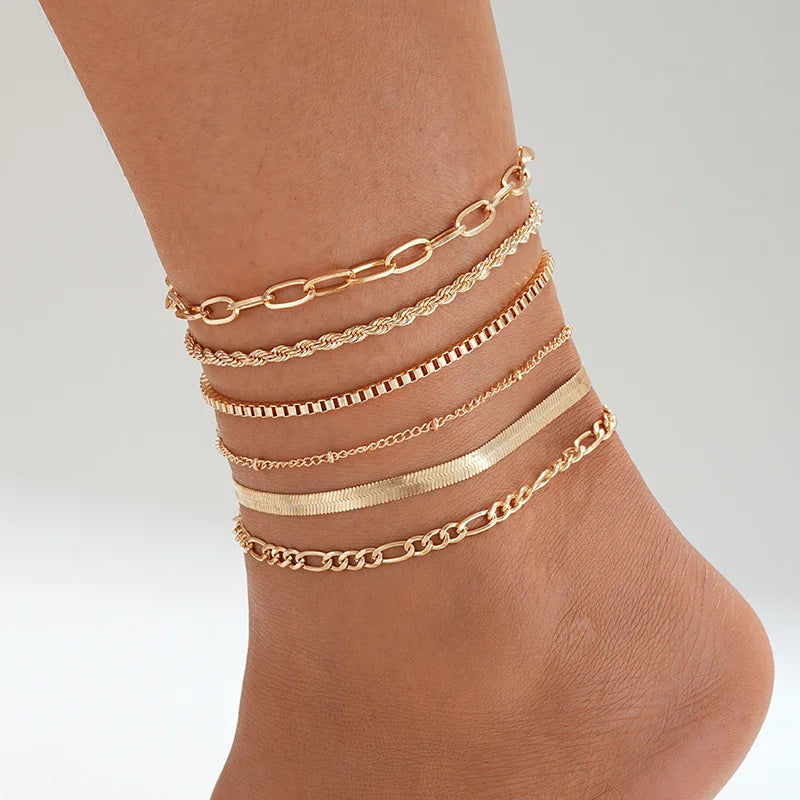Brookie Stack Anklet