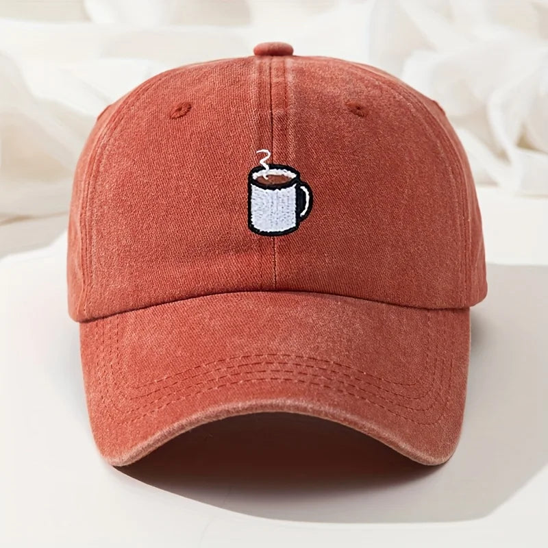Retro Cup embroidered hat