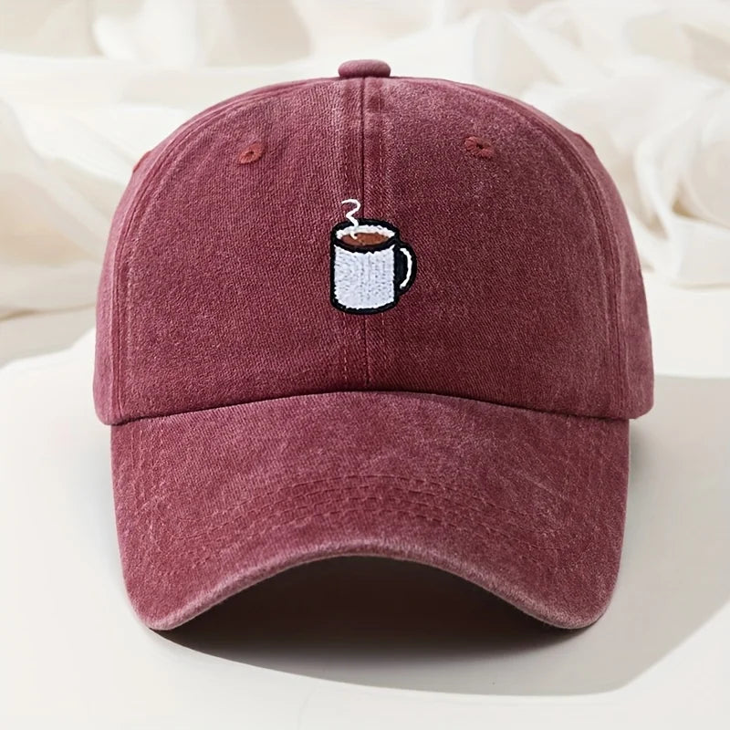 Retro Cup embroidered hat