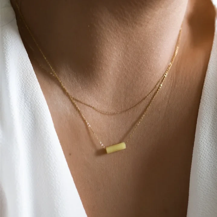Wren Stone Pillar Necklace