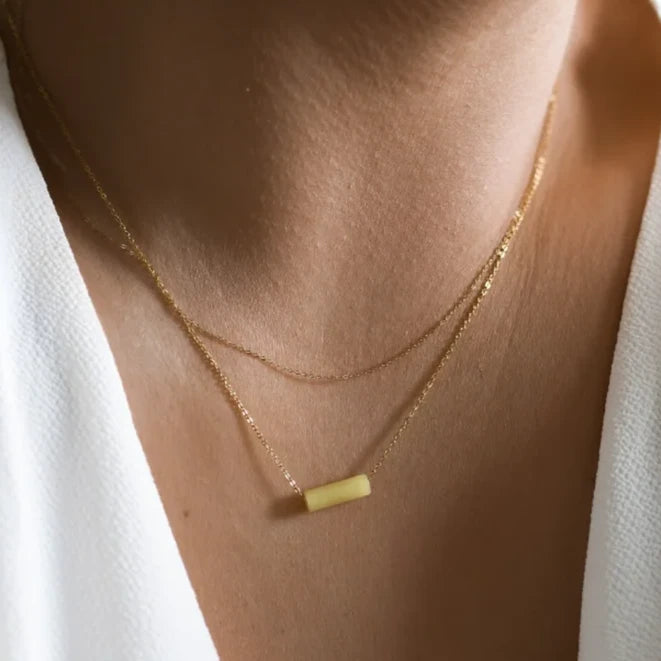 Wren Stone Pillar Necklace