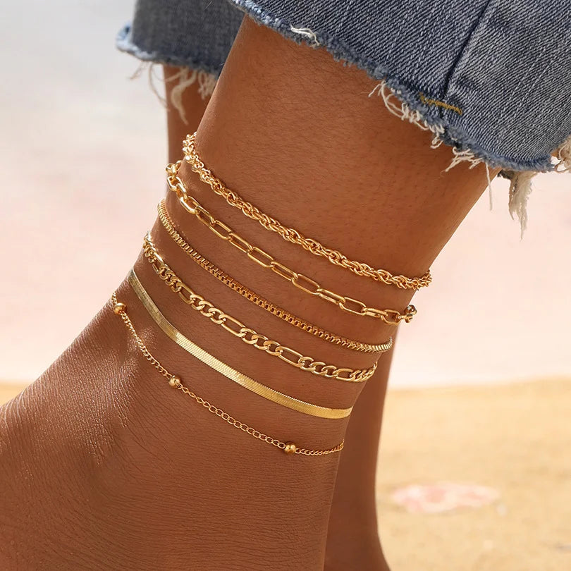Brookie Stack Anklet
