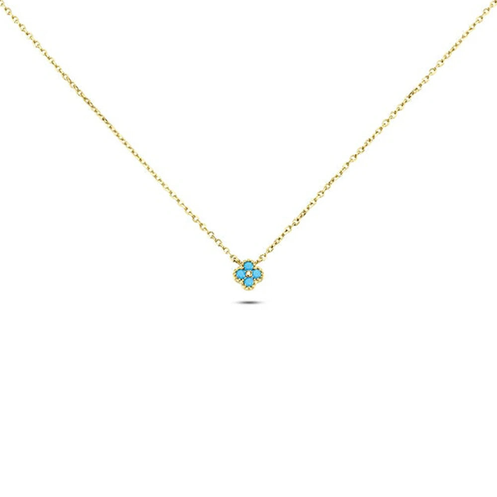 Roxy Clover Turquoise Pave