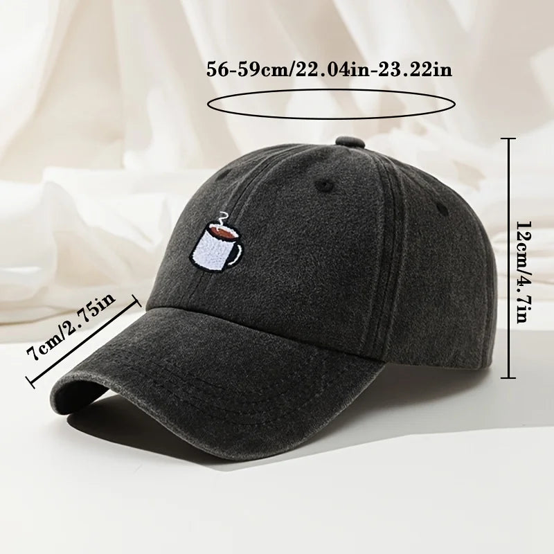 Retro Cup embroidered hat