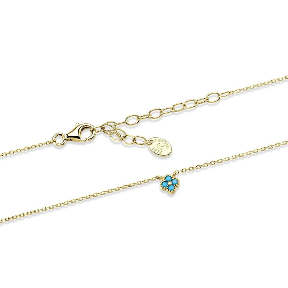 Roxy Clover Turquoise Pave
