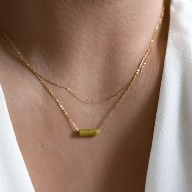 Wren Stone Pillar Necklace