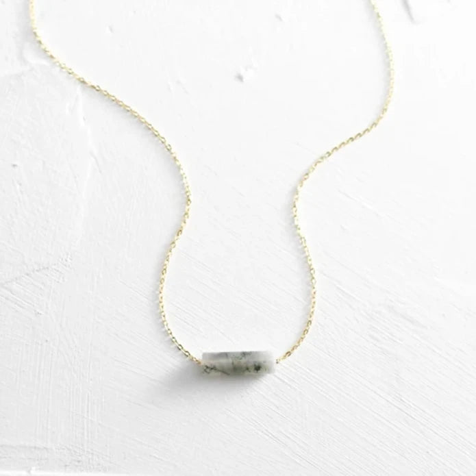 Wren Stone Pillar Necklace