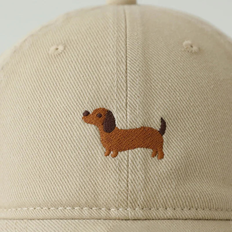 Dachshund Embroidery Baseball Hat