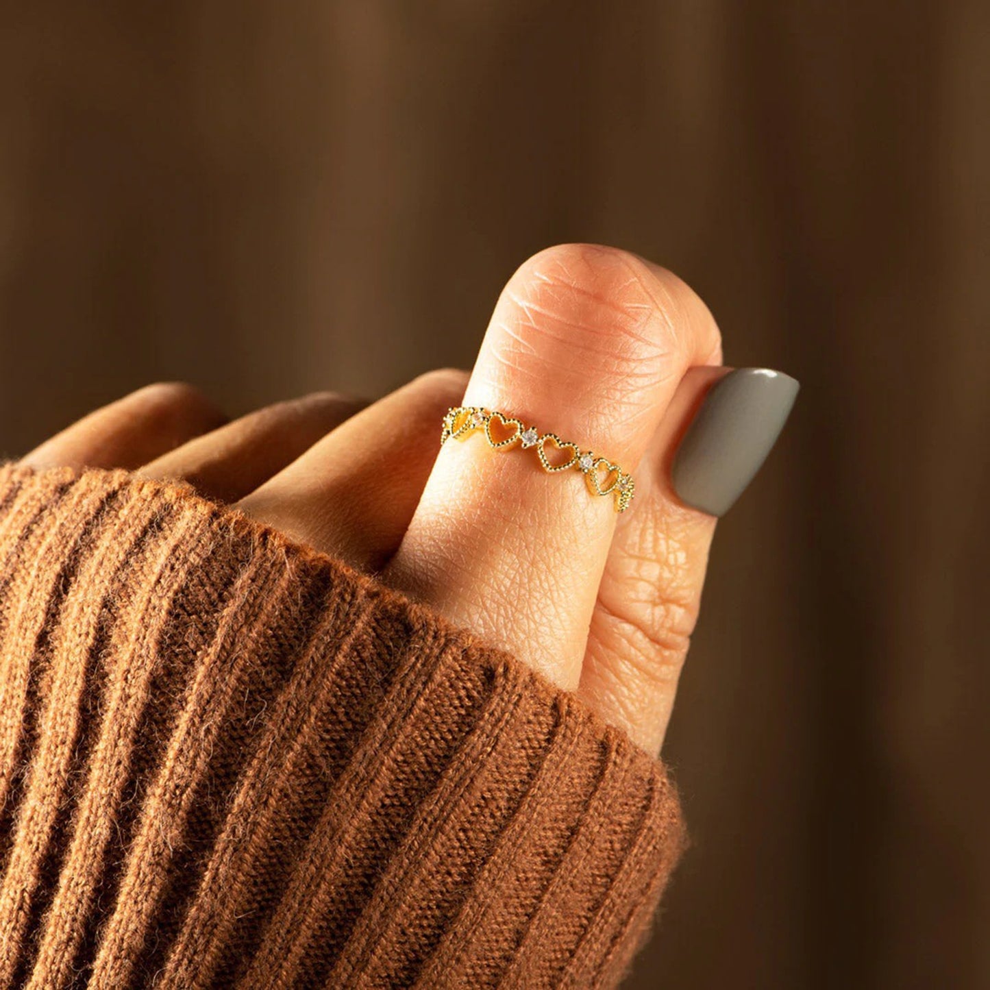 Lots of Love Hearts Ring