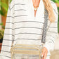 Gold Leopard Strap Clear Crossbody Bag