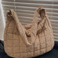 Large Quilted Shoulder Bag