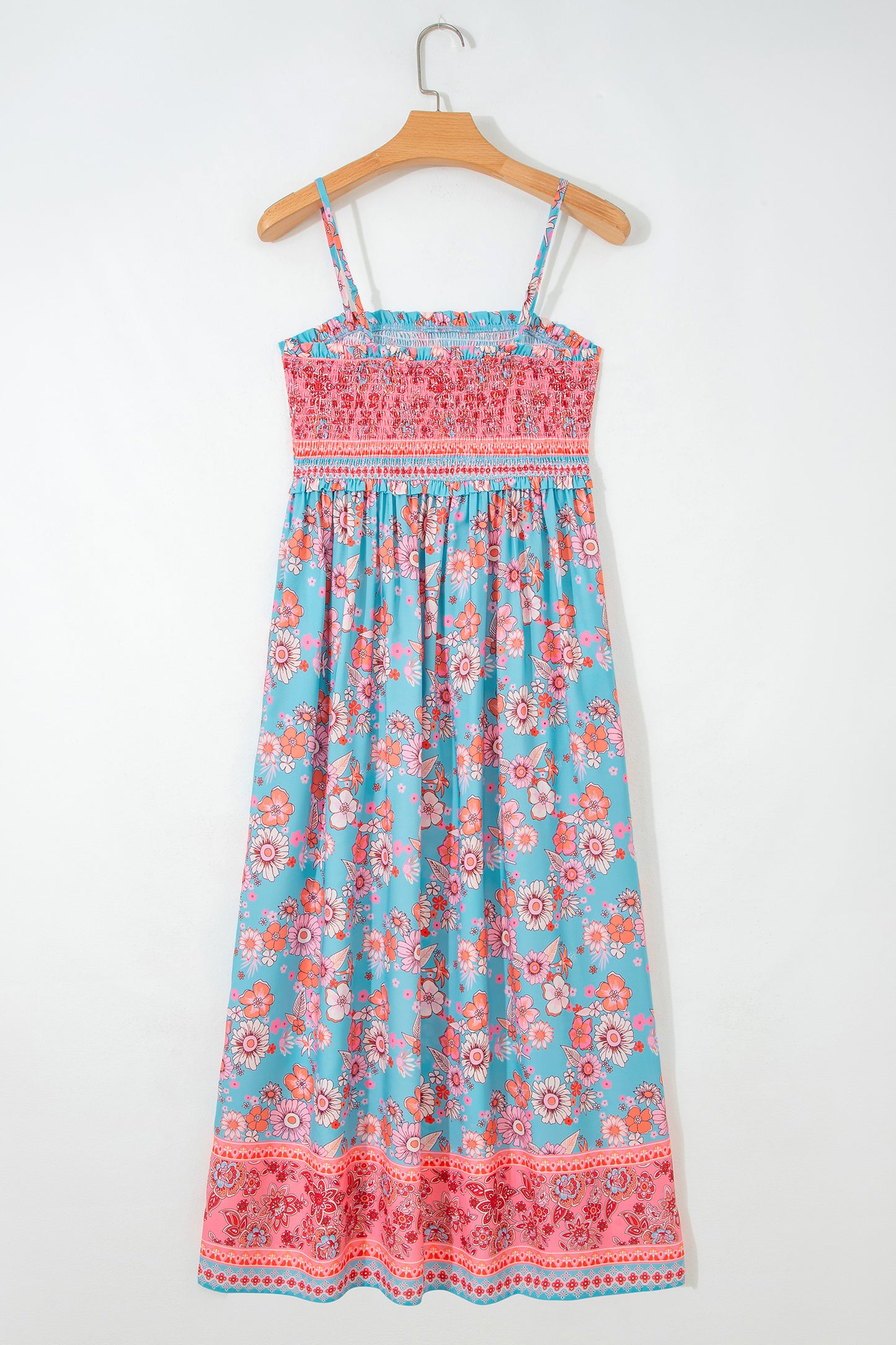 Sky Blue Bohemian Cooling Maxi Dress
