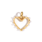 Pearl Heart Charm