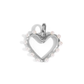 Pearl Heart Charm