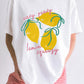 White Easy Peasy Lemon Squeezy Graphic Tee