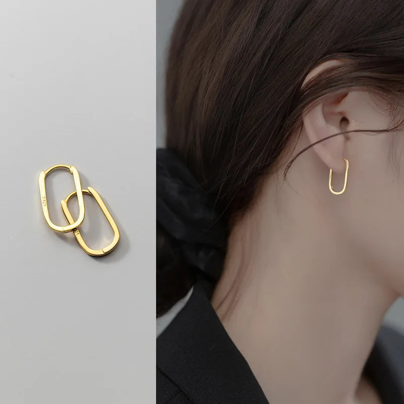 Dainty Wren Buckle Earrings