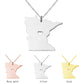 Minnesota State Necklace (does not count toward registration)