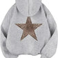 Star Hoodie leopard Print