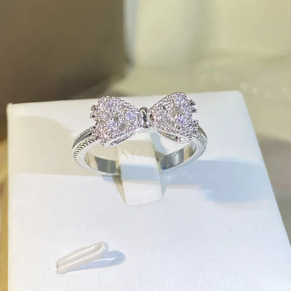 Bow-Tique Pave Ring