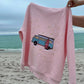 Embroidered Vintage Van Oversized Hoodie