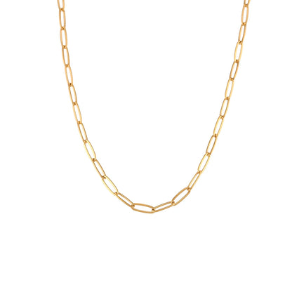 Paper Clip Charm Necklace