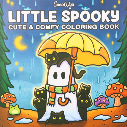Little Spooky COZY FRIENDS Coloring Book