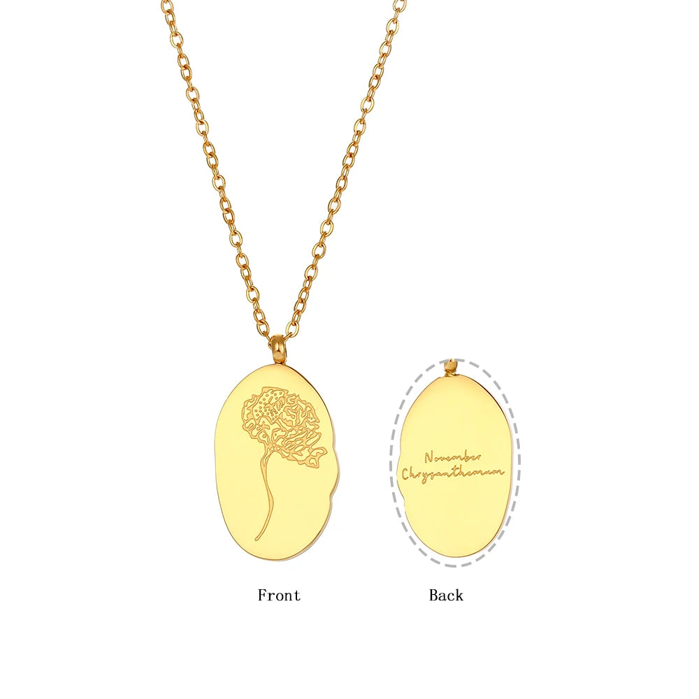 Flower Power | Birth Flower Necklace