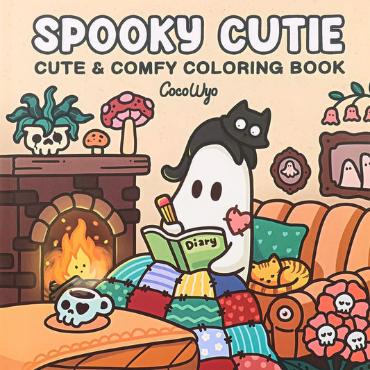 Spooky Cutie Comfy Coloring Book