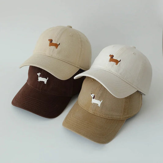 Dachshund Embroidery Baseball Hat