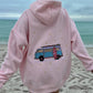 Embroidered Vintage Van Oversized Hoodie