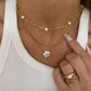 Le Mere Shell Flower Necklace