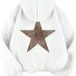 Star Hoodie leopard Print
