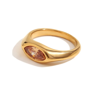 Apple of My Eye Jewel Solitaire Ring