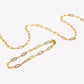 Paper Clip Charm Bracelet