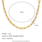 Paper Clip Charm Necklace