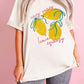 White Easy Peasy Lemon Squeezy Graphic Tee