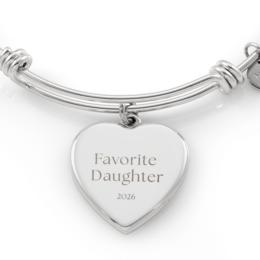 Favorite Daughter  Bangle -optional engraving