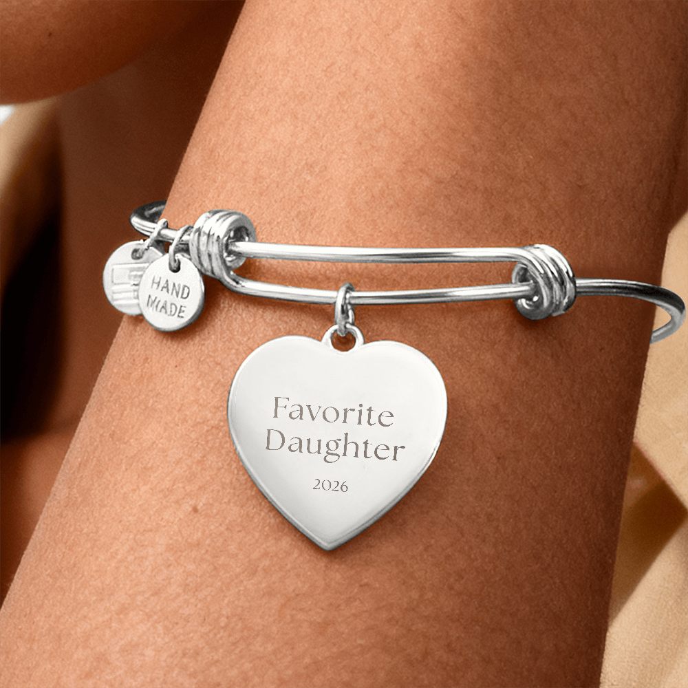 Favorite Daughter  Bangle -optional engraving