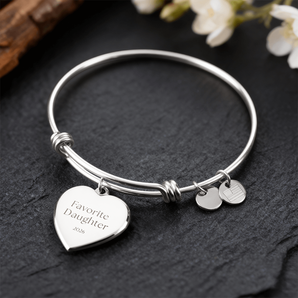 Favorite Daughter  Bangle -optional engraving