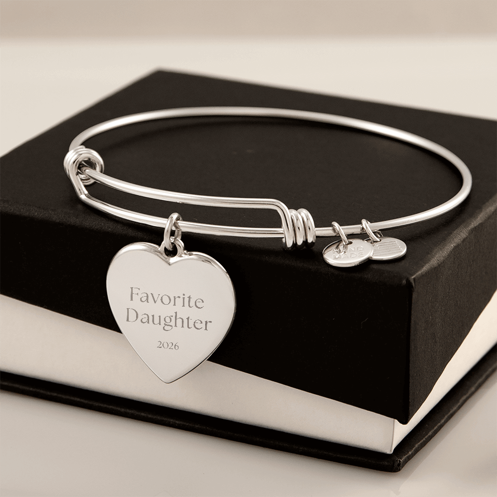 Favorite Daughter  Bangle -optional engraving