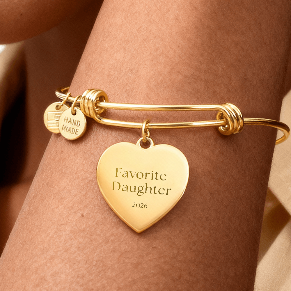 Favorite Daughter  Bangle -optional engraving