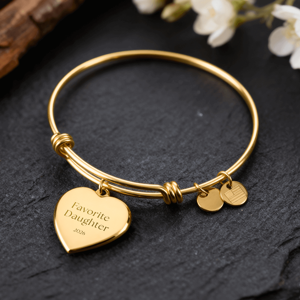 Favorite Daughter  Bangle -optional engraving