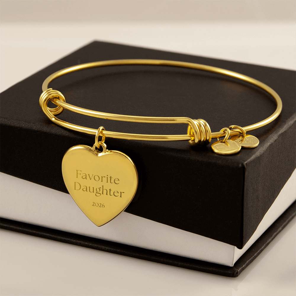 Favorite Daughter  Bangle -optional engraving