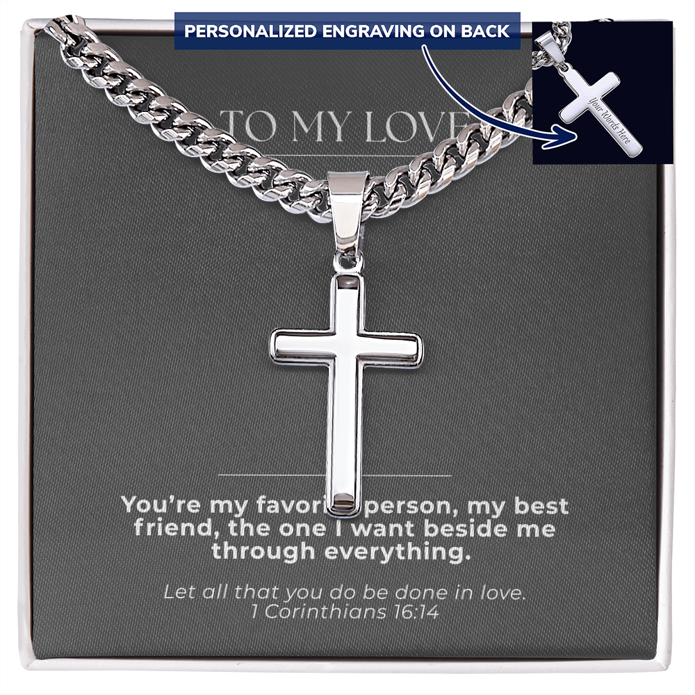 To My Love -Engraved for him