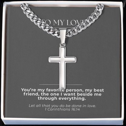 To My Love -Engraved for him