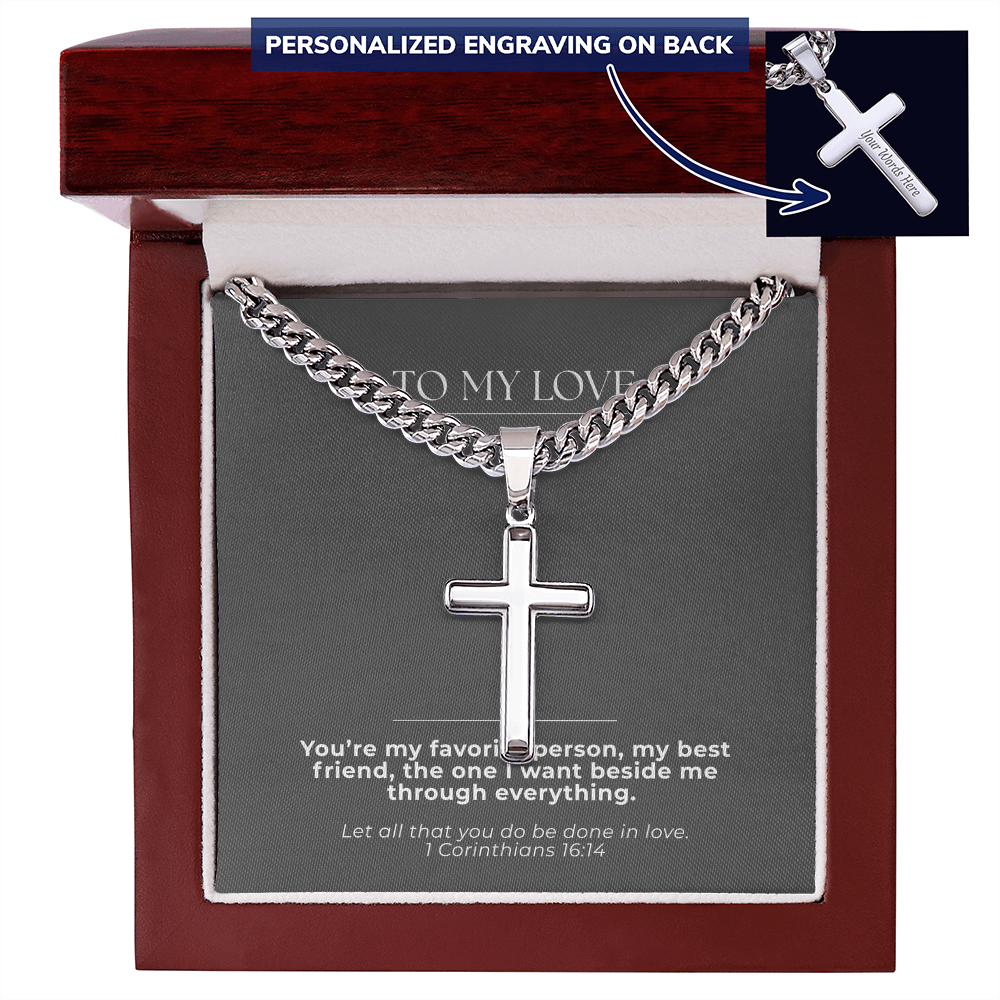 To My Love -Engraved for him